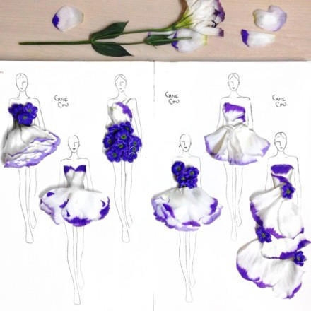 花瓣婚纱，你爱么