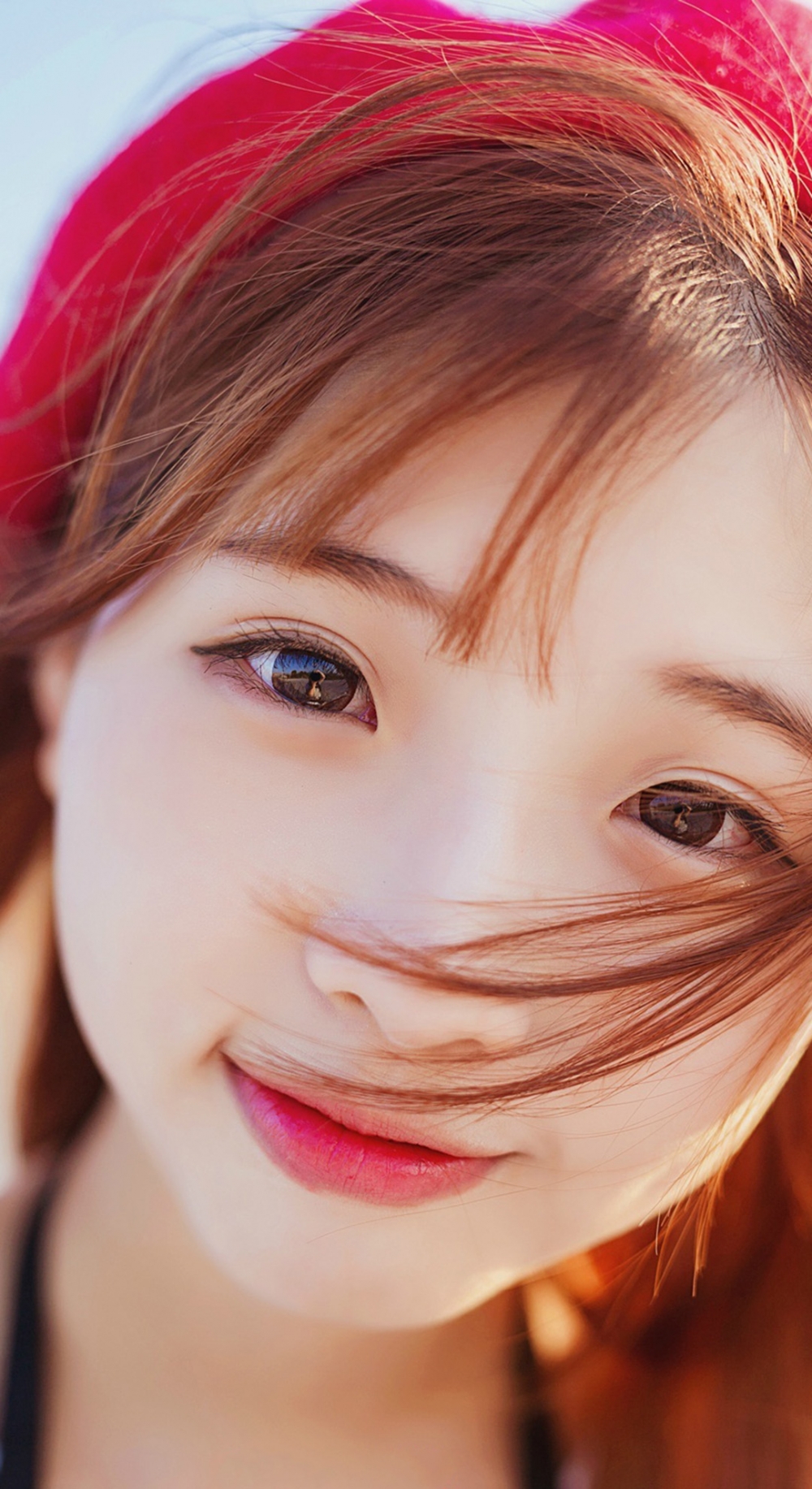 甜美养眼少女唯美写真iPhone6s Plus手机壁纸下载