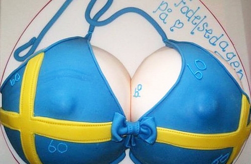 诱惑创意超性感乳房蛋糕 想吃吗