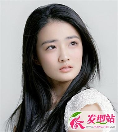 小女生清新长直发发型 尽显超仙淑女范