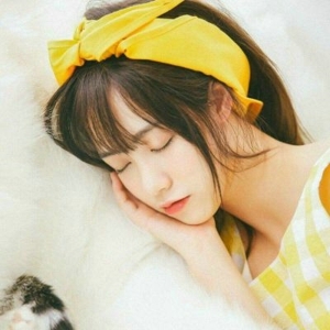 天真开朗唯美小清新女生头像