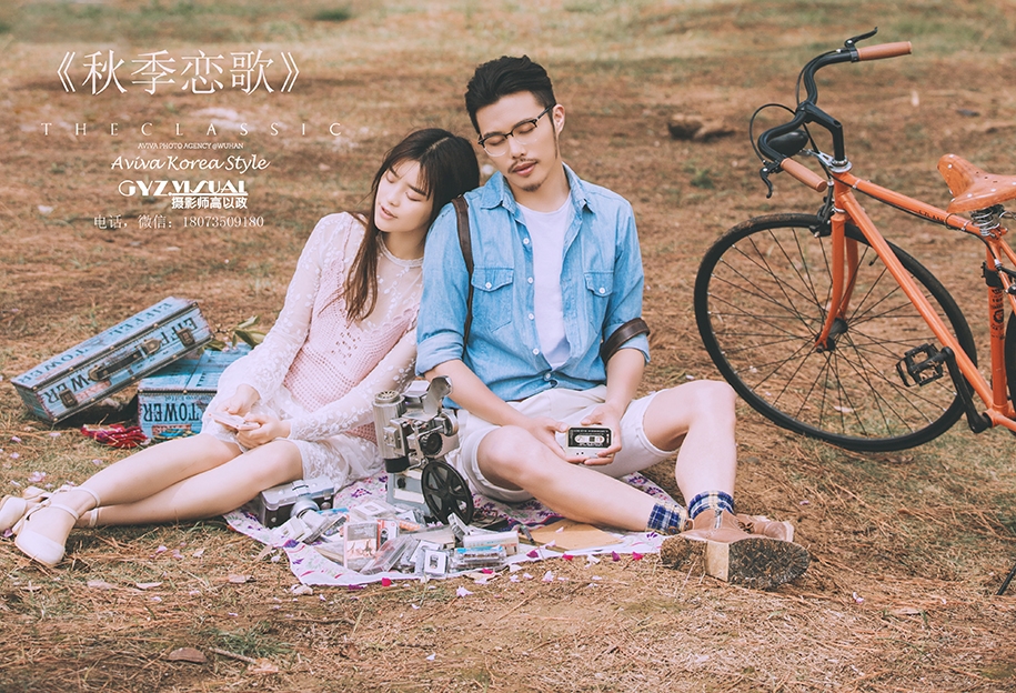 秋季恋歌 婚纱照