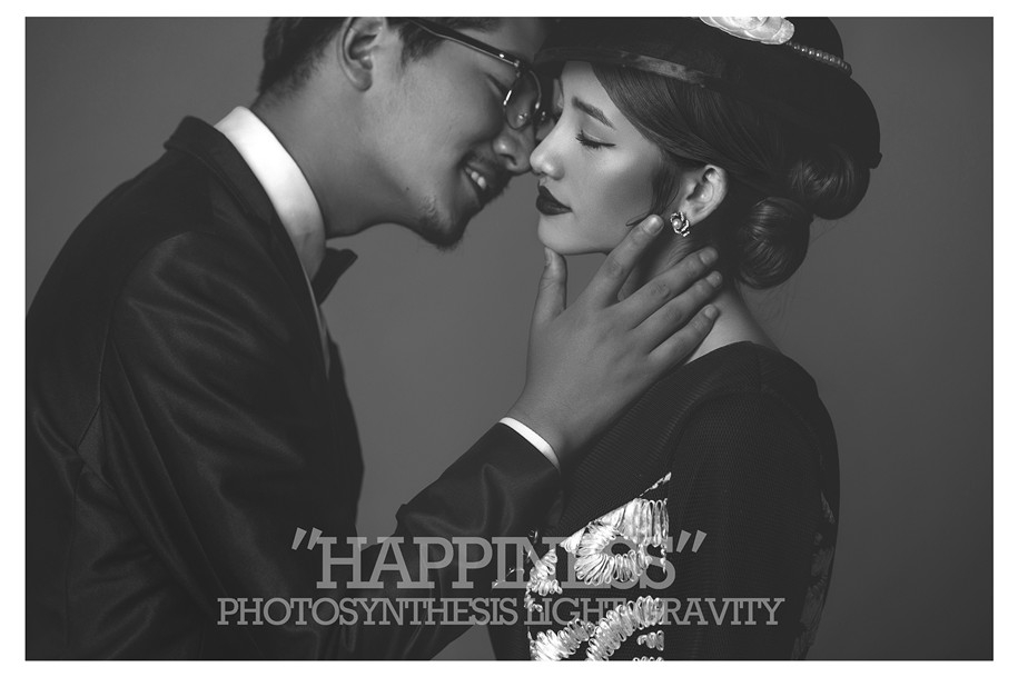 深情一吻 婚纱照