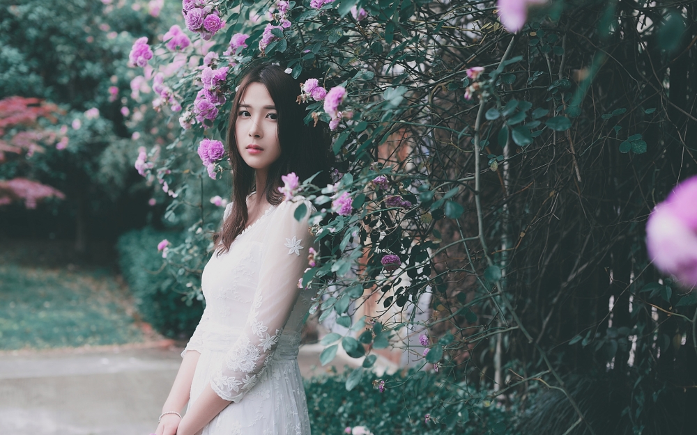 文艺美女伤感唯美意境高清壁纸