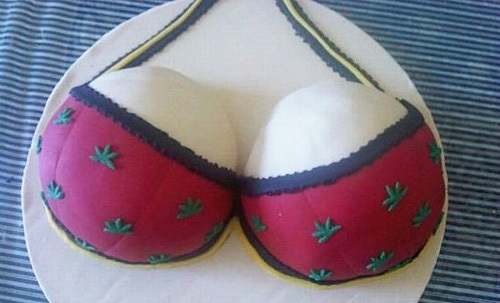 诱惑创意超性感乳房蛋糕 想吃吗