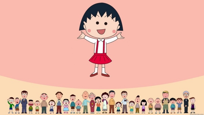 樱桃小丸子人物大全图电脑壁纸