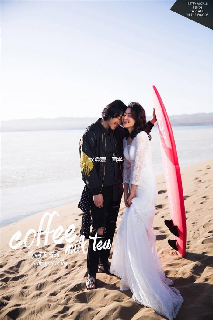 海滩之恋 婚纱照