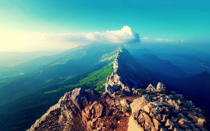秀丽青山绿水风景宽屏壁纸