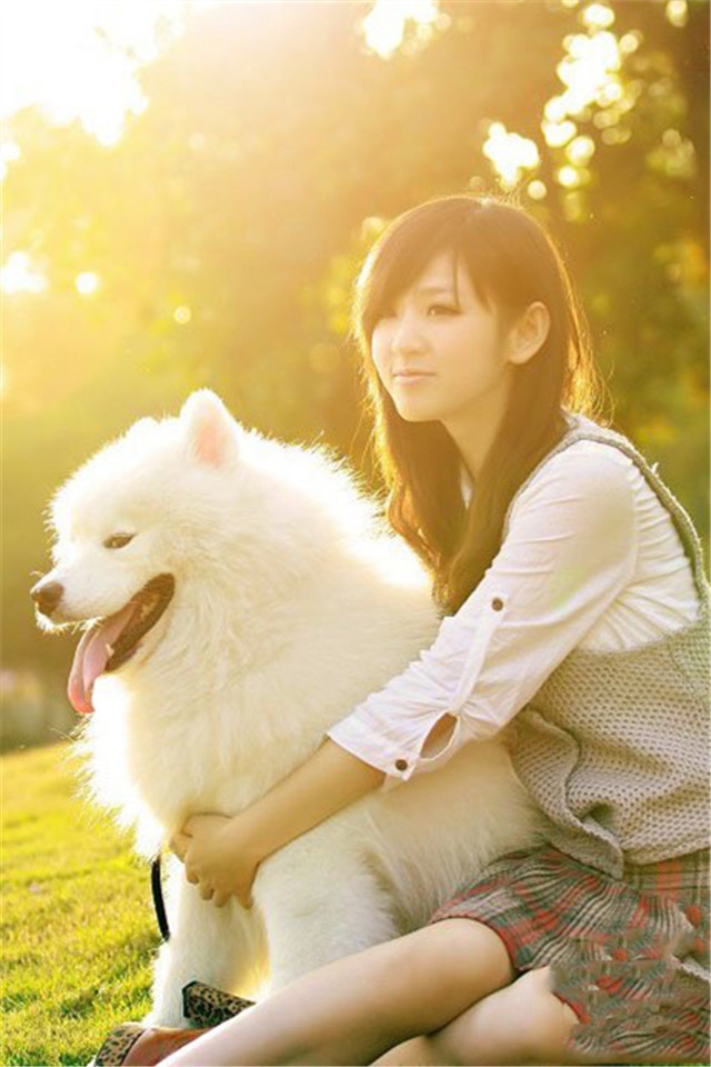 精选夏日清新美女户外唯美图片手机壁纸