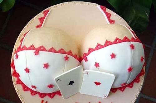 诱惑创意超性感乳房蛋糕 想吃吗
