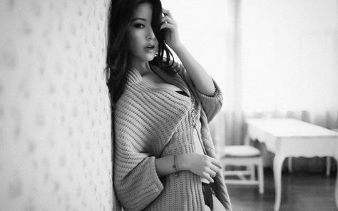 清纯气质美女高清桌面背景壁纸