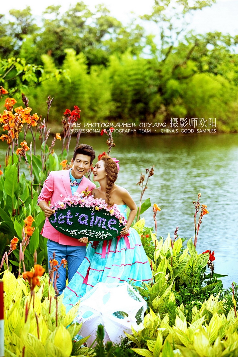 湿地 婚纱照