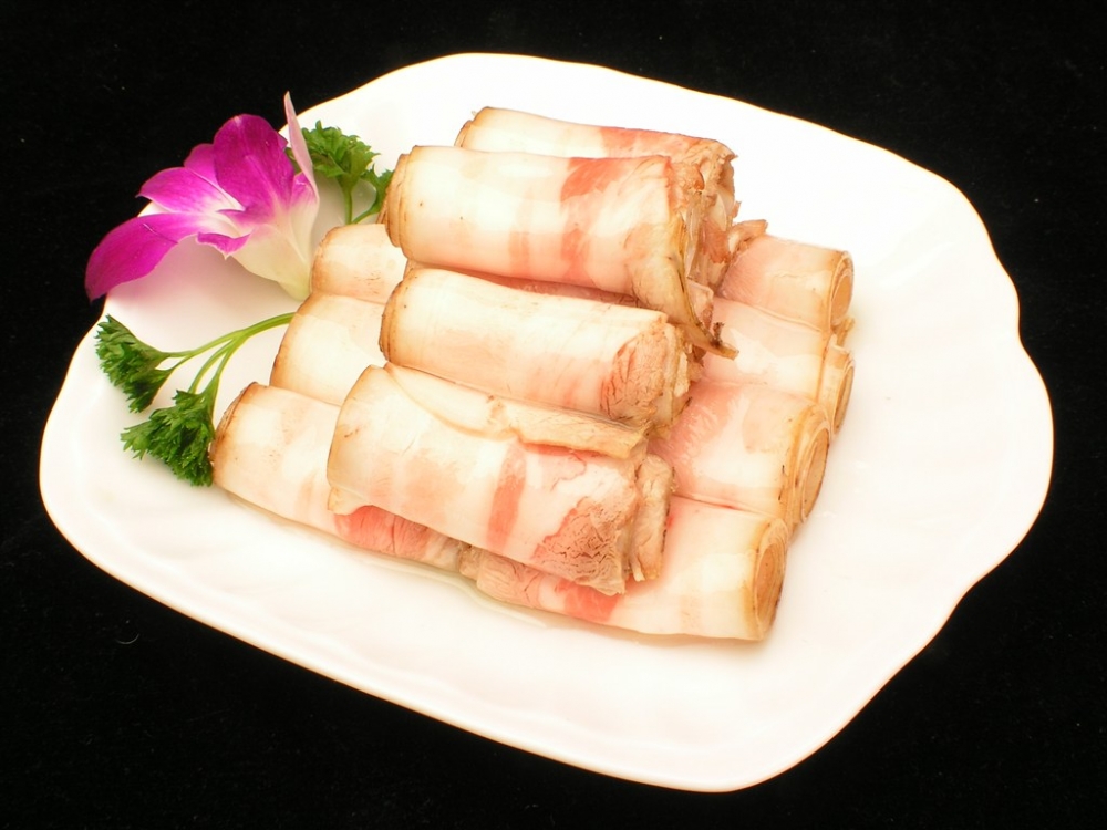 蒜泥白肉凉菜系列美食素材图片二