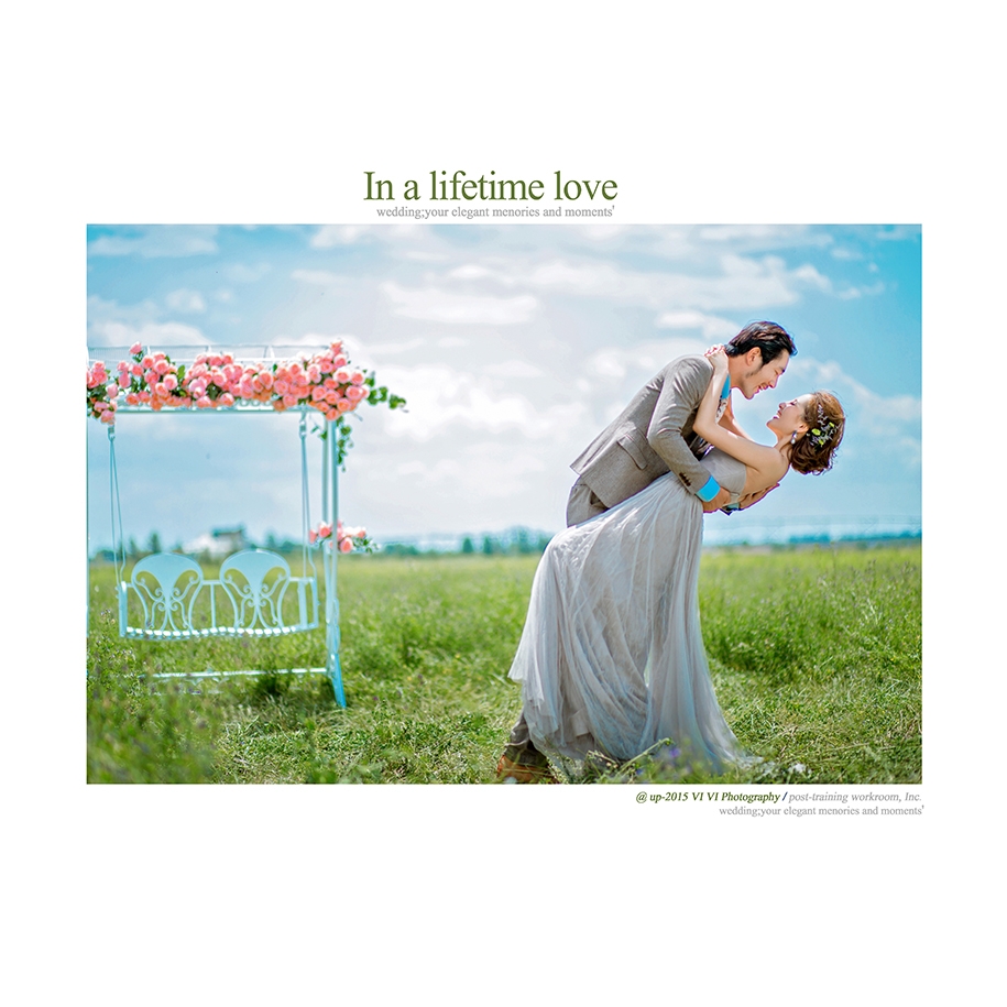 in a lifetime love 婚纱照