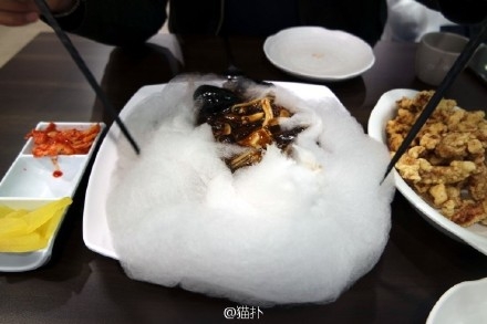 棉花糖炸酱面 吃前拌一拌