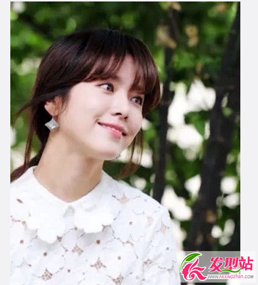 韩国女星韩智敏发型 时尚漂亮的韩式发型