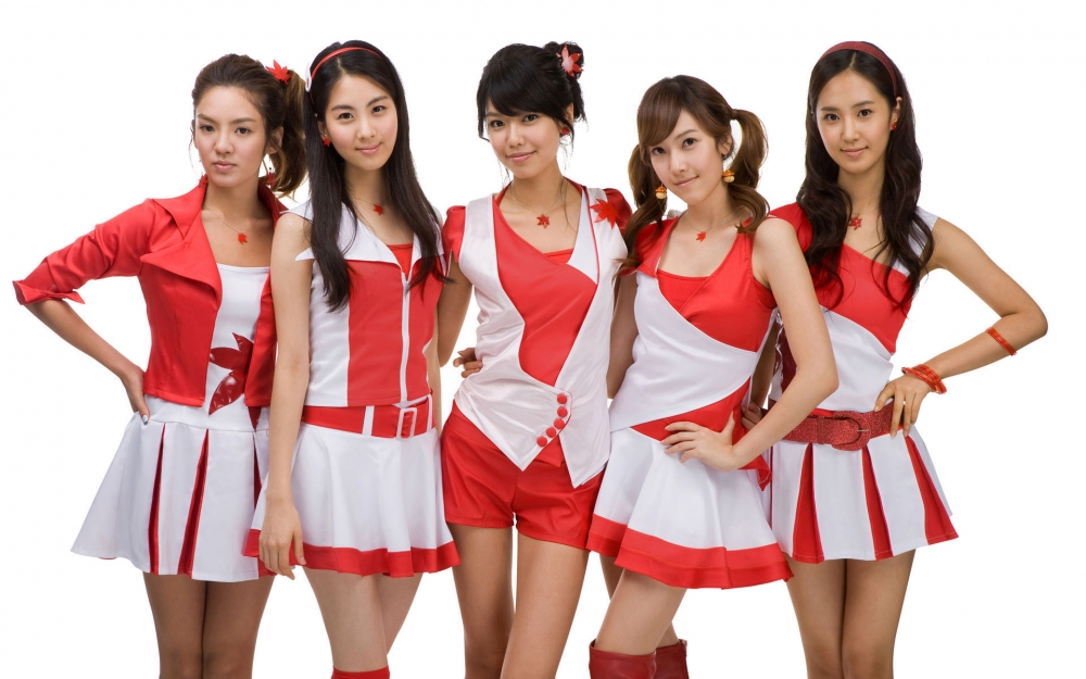 少女时代组合清新丽高清大图桌面壁纸