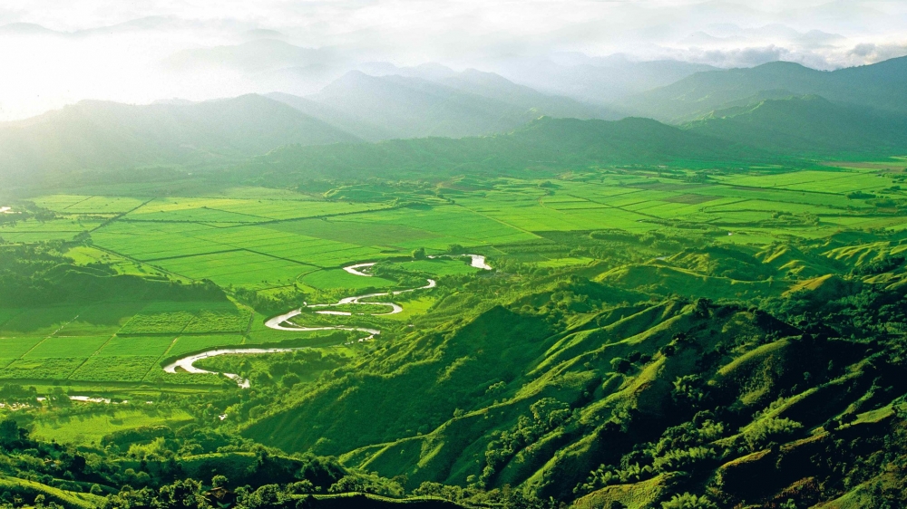 壮丽唯美山水风景秀丽山河高清桌面壁纸