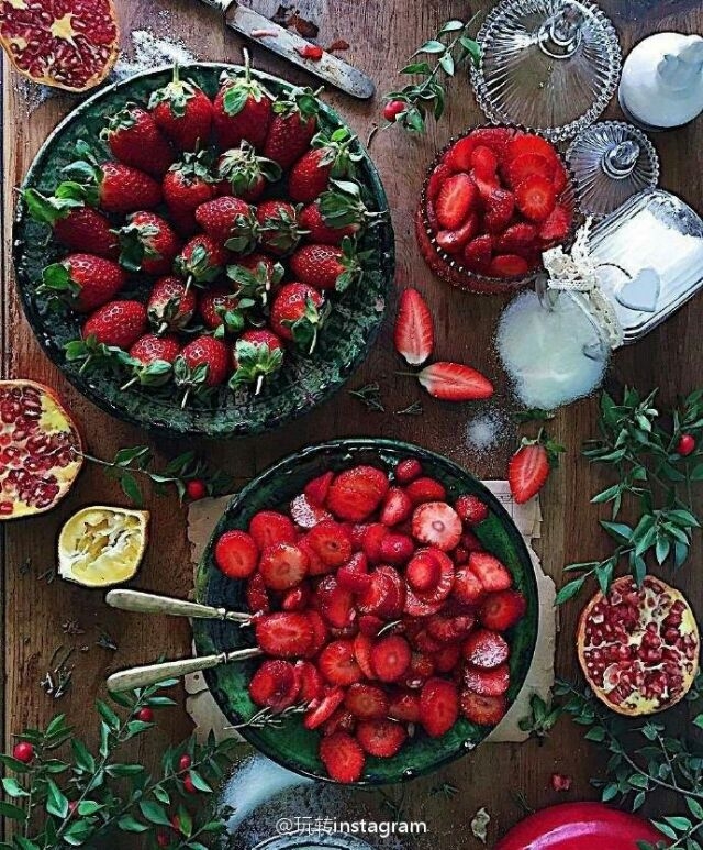 一顿草莓大餐