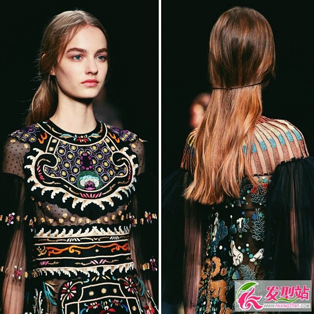 论仙女发型的养成 Valentino 2015 Paris