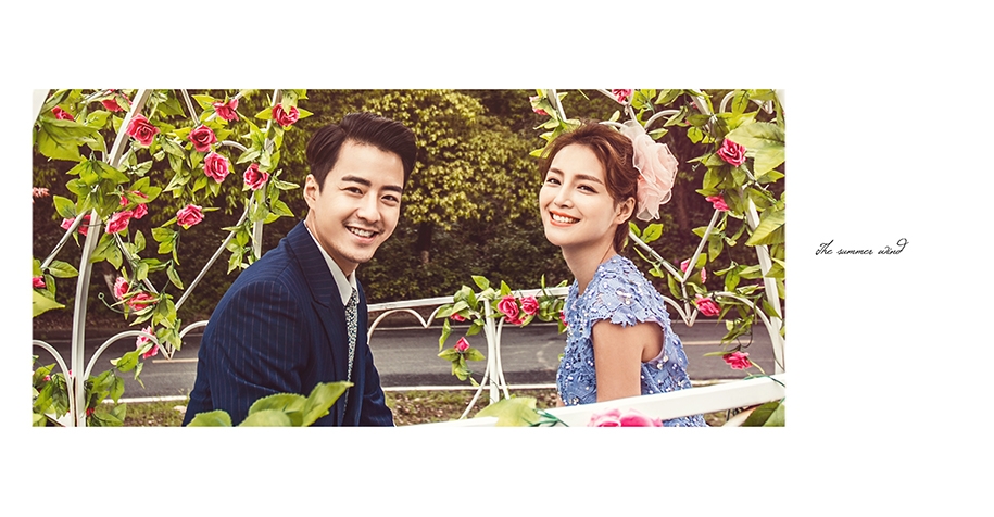 幸福花车 婚纱照