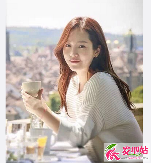 韩国女星韩智敏发型 时尚漂亮的韩式发型