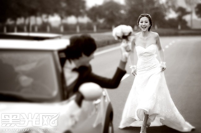 韩调调 婚纱照