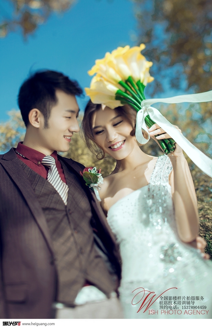 浅秋 婚纱照