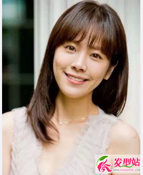 韩国女星韩智敏发型 时尚漂亮的韩式发型