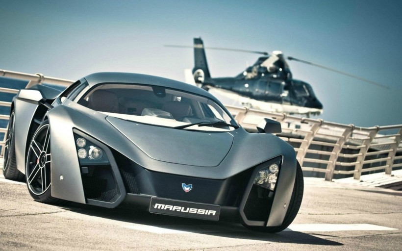 俄罗斯怪杰跑车Marussia B2跑车桌面壁纸
