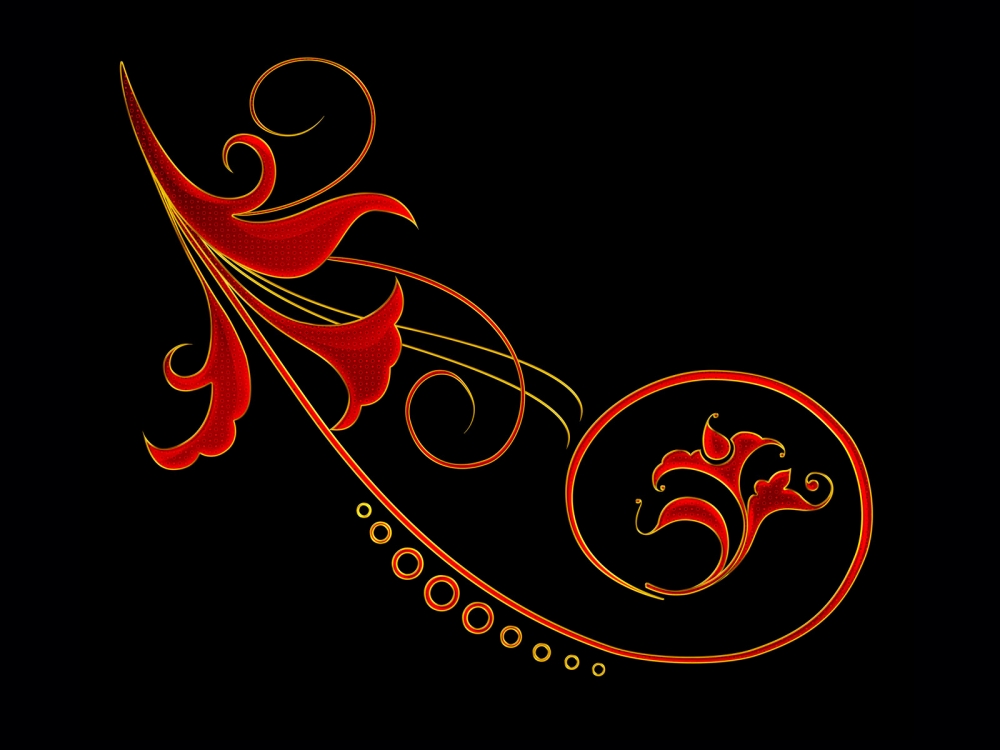 精美花纹炫彩效果图【八】