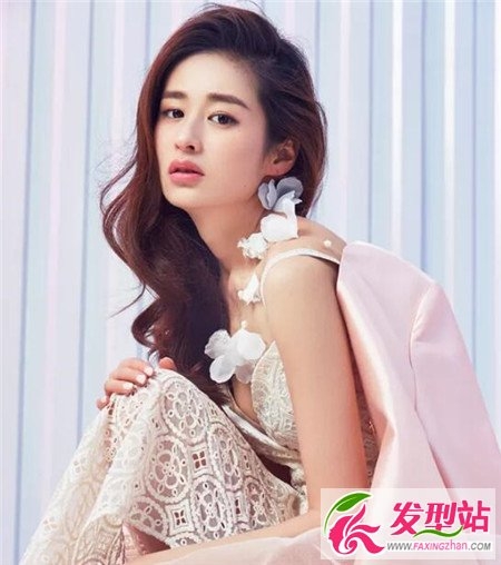 韩式显瘦中长卷 微胖变瘦子发型