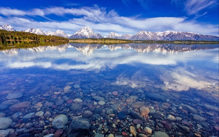 秀丽青山绿水风景宽屏壁纸