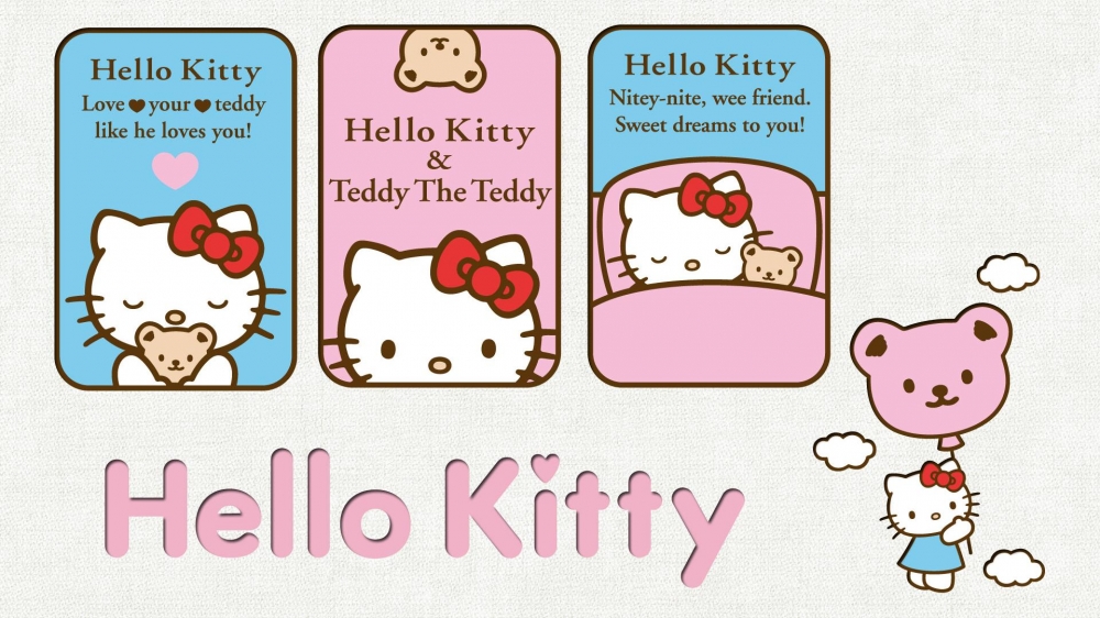 Hello Kitty经典卡通人物电脑壁纸