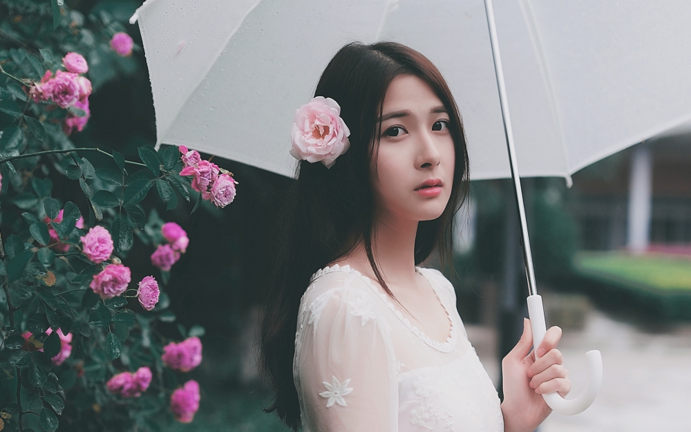 文艺美女伤感唯美意境高清壁纸