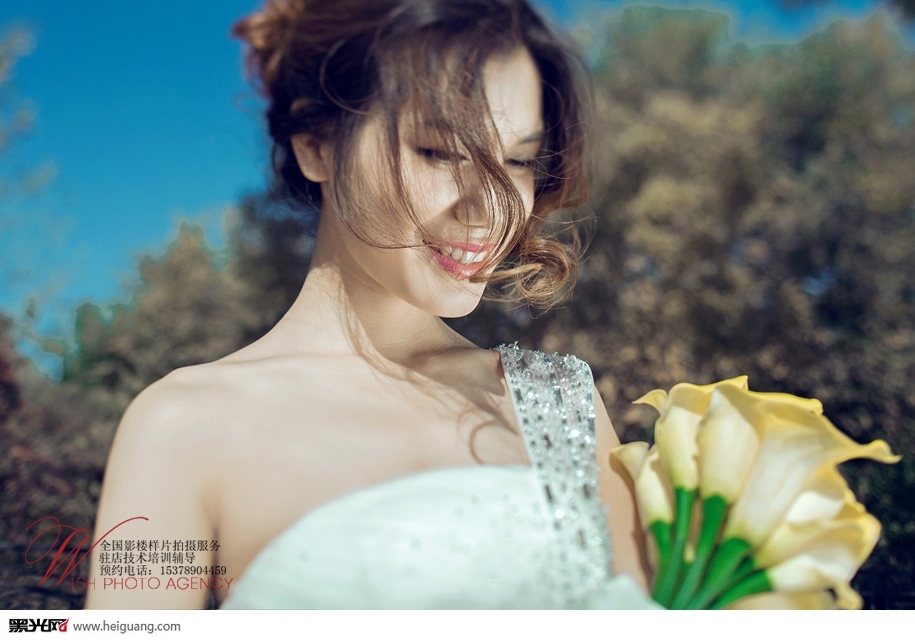 浅秋 婚纱照