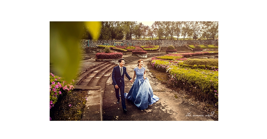 幸福花车 婚纱照