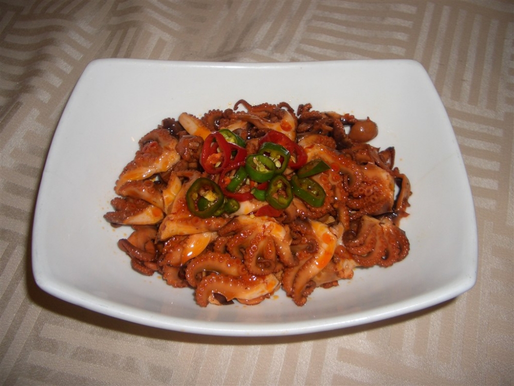 香味八爪鱼元凉菜系列美食素材图片