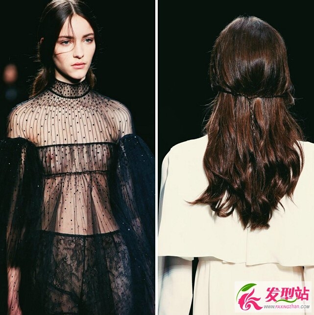 论仙女发型的养成 Valentino 2015 Paris