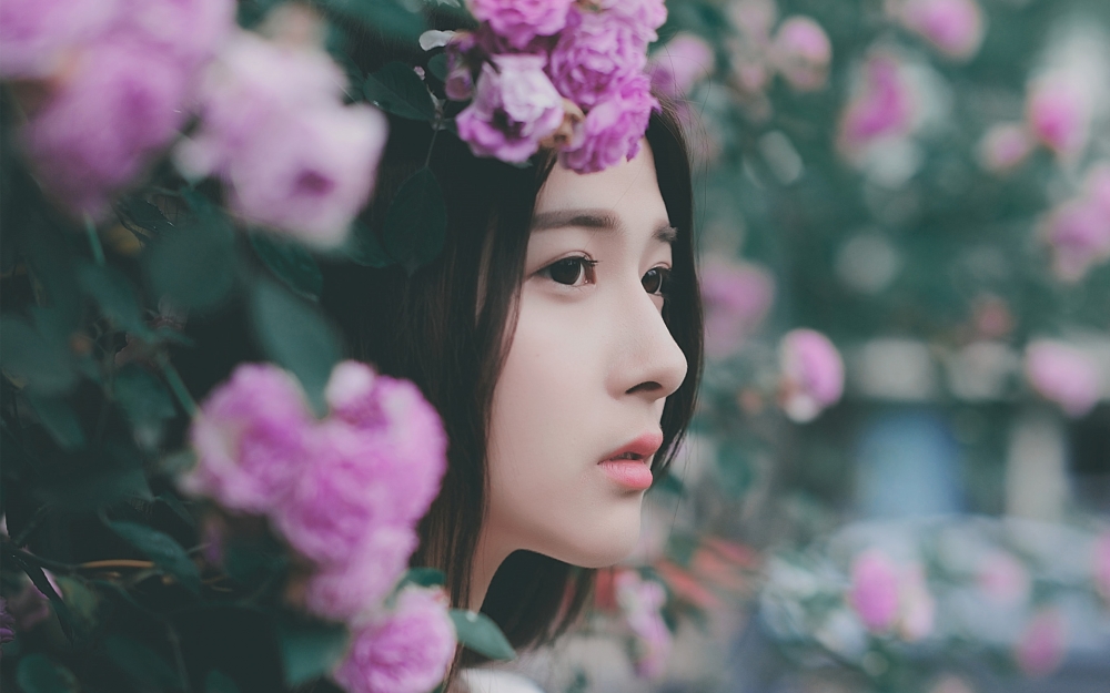 文艺美女伤感唯美意境高清壁纸