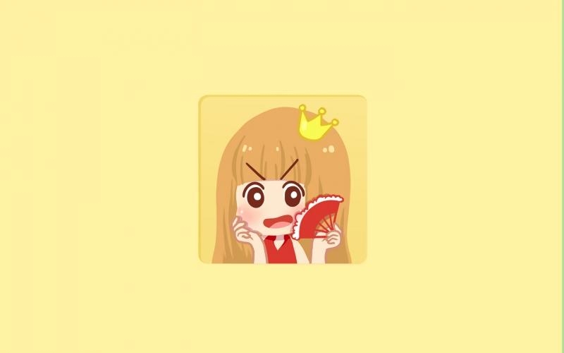 手绘卡通可爱男女生