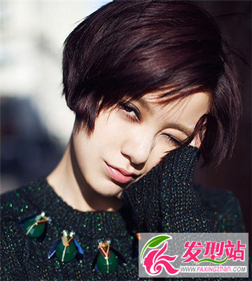 女王气质沙宣发型短发 时尚个性冷艳优雅