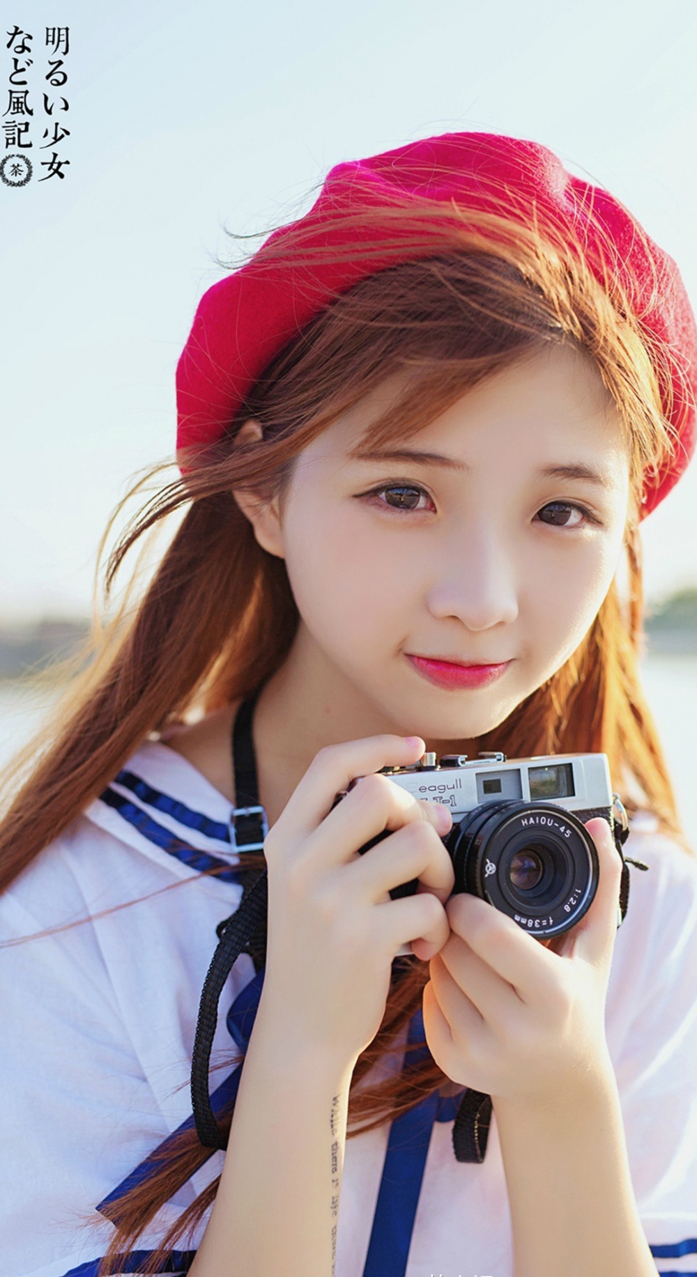 甜美养眼少女唯美写真iPhone6s Plus手机壁纸下载