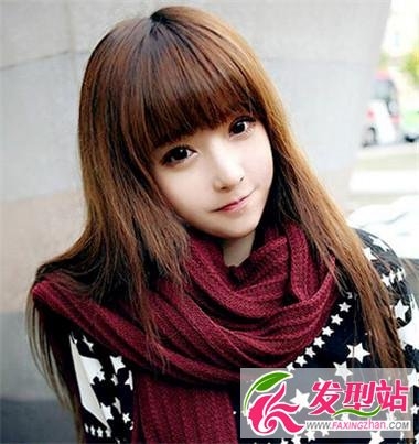 小女生清新长直发发型 尽显超仙淑女范