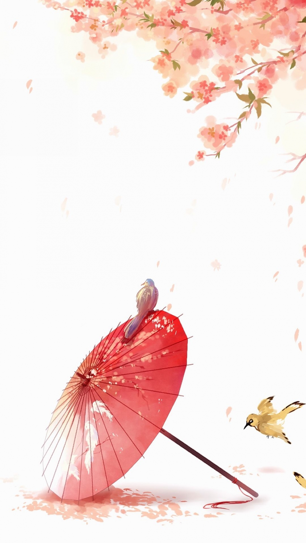 古风手绘插画手机高清壁纸