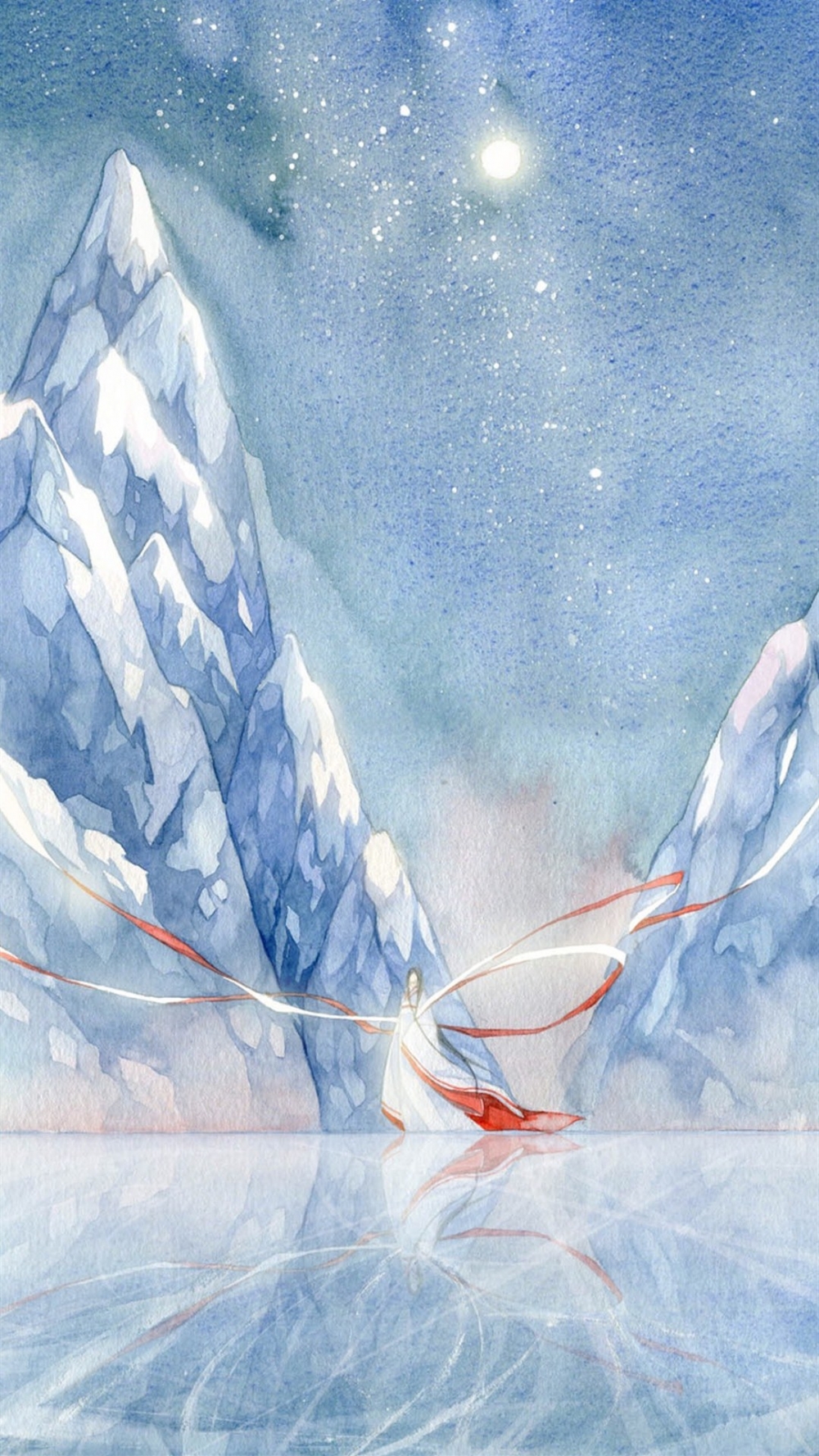 古风手绘插画手机高清壁纸