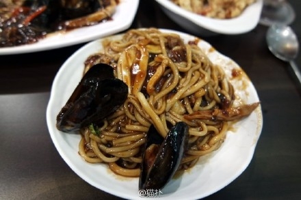 棉花糖炸酱面 吃前拌一拌