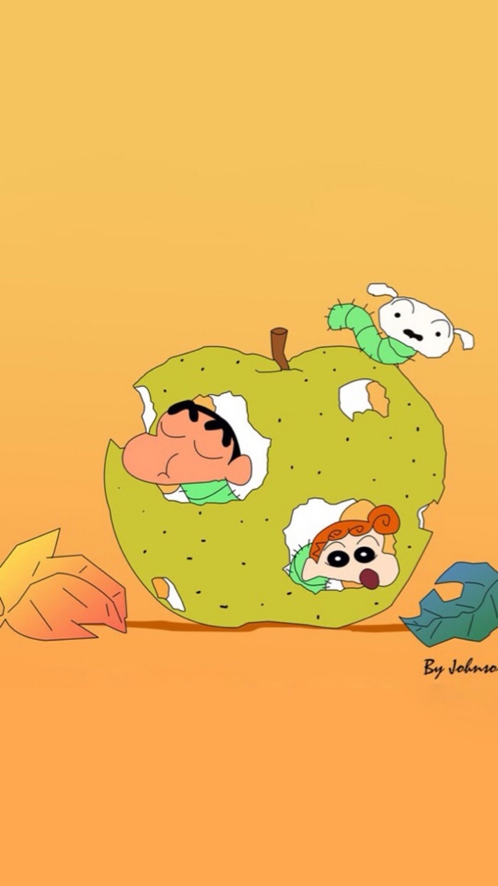 蜡笔小新创意动漫手机壁纸