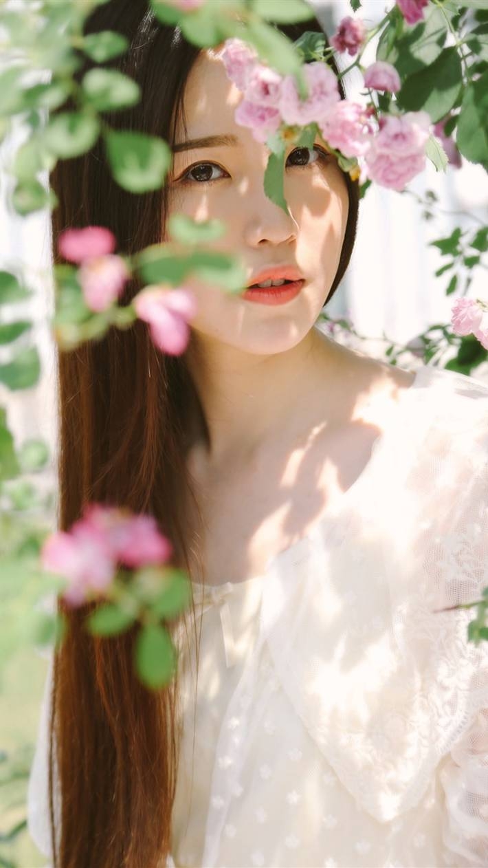 清纯气质美女唯美写真安卓壁纸下载