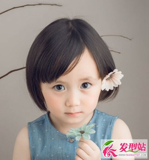 最新儿童短发发型 幼儿园小女孩发型图片